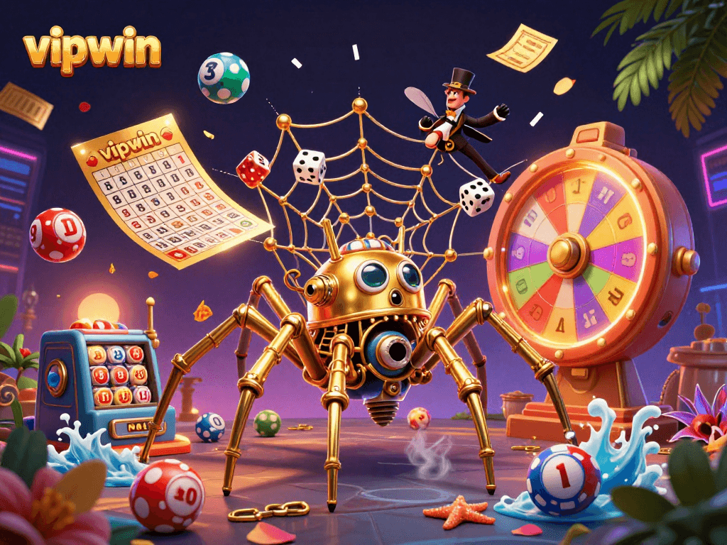 Engage with thrilling games at vipwin where the steampunk spider captures the excitement of winning!