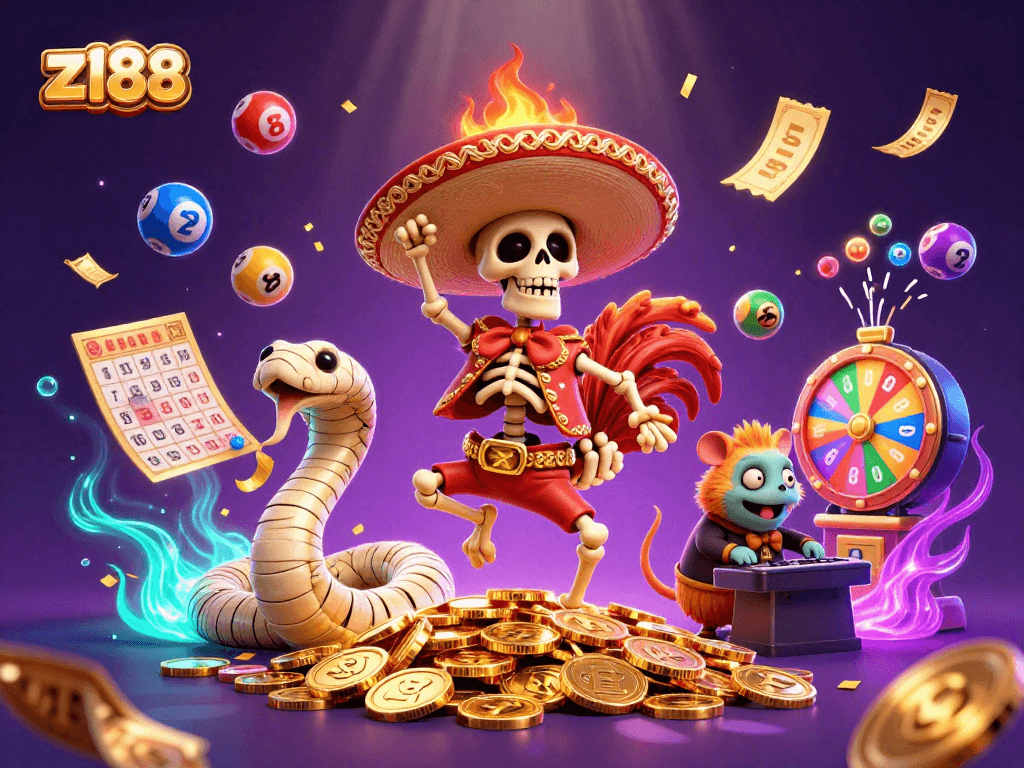 Join the fun and win at z188 with colorful lottery balls and exciting games.
