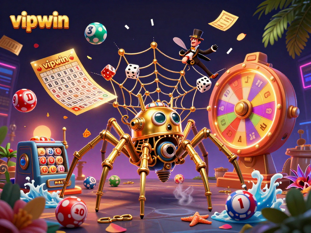 Engage with thrilling games at vipwin where the steampunk spider captures the excitement of winning!