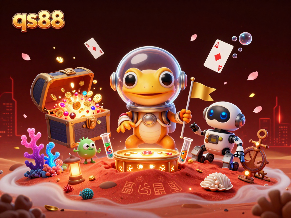 qs88 engages players in a vibrant Martian casino adventure filled with gold and excitement