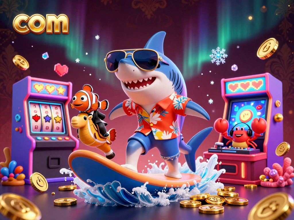 Experience thrilling games at com, as colorful sea creatures and gold coins create an exciting casino adventure.