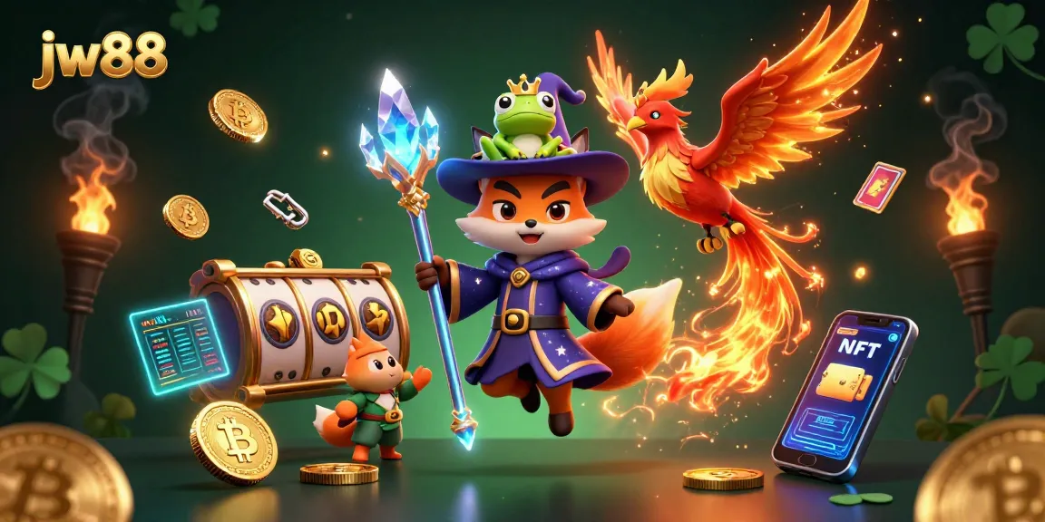 Experience thrilling gameplay at jw88 with magical characters and animated casino elements.