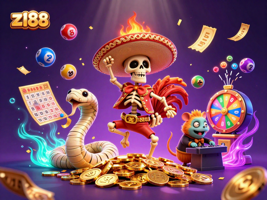 Join the fun and win at z188 with colorful lottery balls and exciting games.