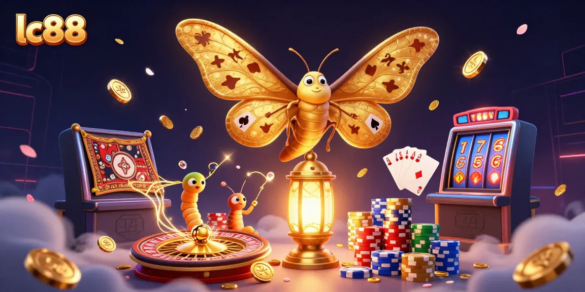 Experience excitement at lc88 with dynamic casino elements and vibrant 3D imagery showcasing gaming action.