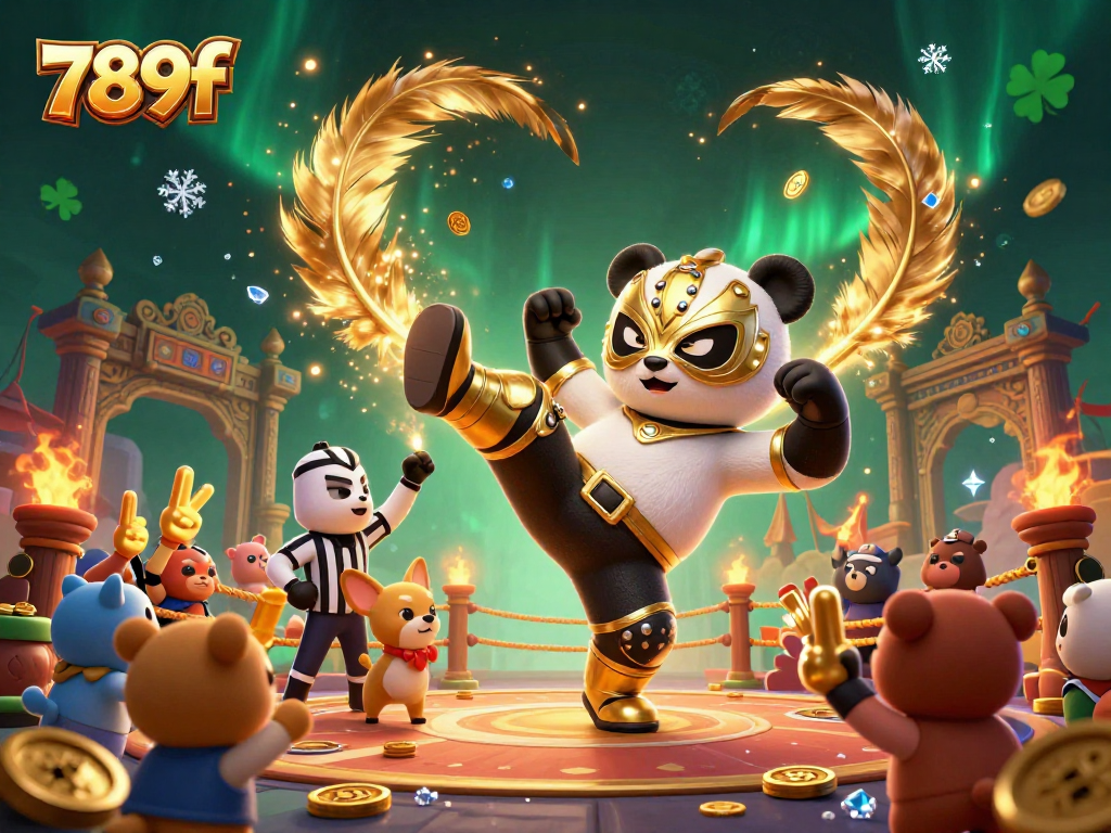 Experience the excitement of 789f’s casino gaming with engaging visuals of lively characters and dynamic elements.