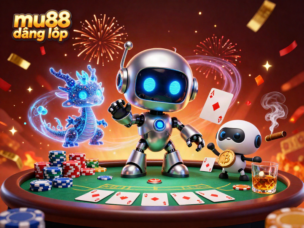 Experience excitement with mu88 đăng nhập as vibrant characters engage in a thrilling poker game.