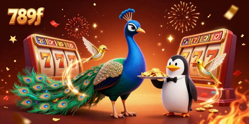 Winning strategies at 789f showcased through vibrant slots and casino elements in a festive setting