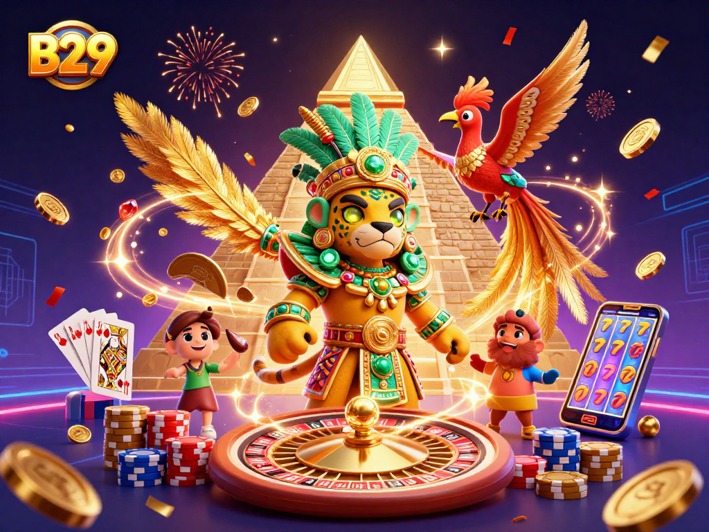 B29 brings the excitement of gaming life with vibrant characters and dynamic casino elements.