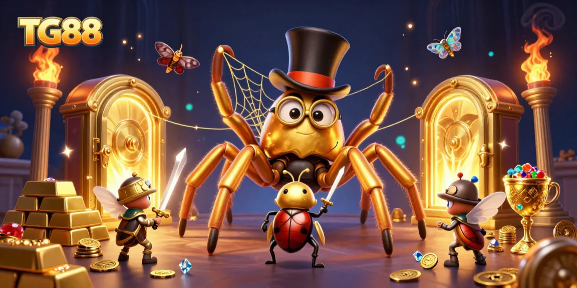 Experience thrilling gameplay at TG88, where the golden tarantula weaves its web among riches.