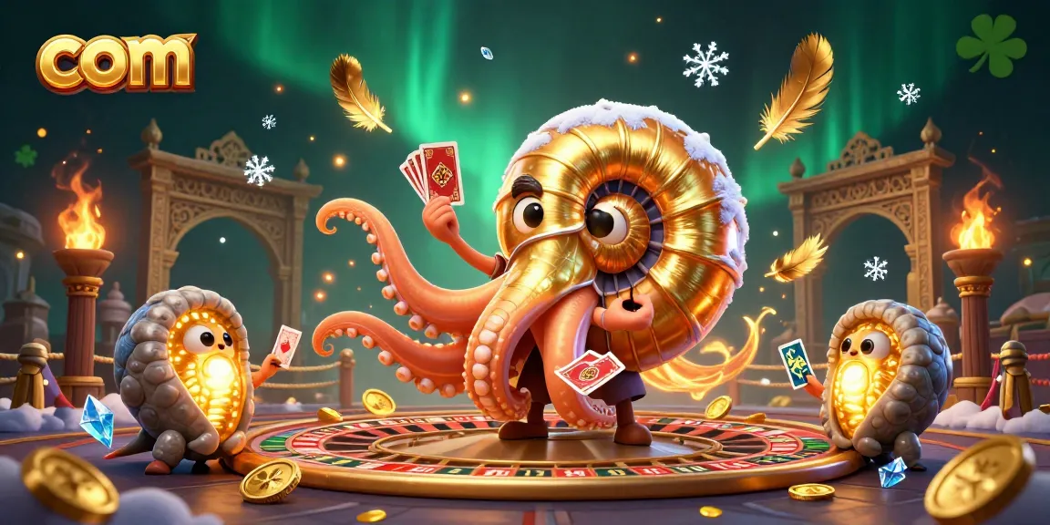Experience thrilling games at com with the ancient nautilus roulette wheel surrounded by gold coins.