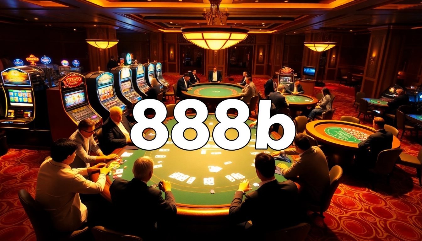Experience the thrill of winning at the luxurious 888b casino, with exciting games and vibrant slot machines.
