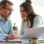 Assistants guiding applicants through the eta uk application form process.