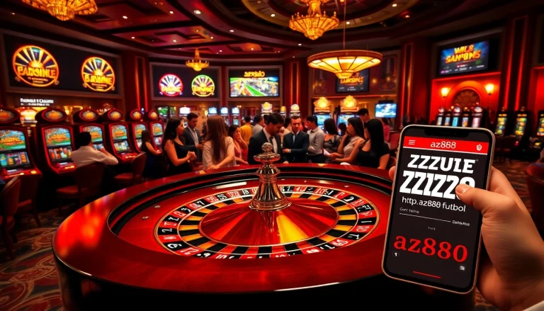 Experience thrilling moments at AZ888 with high-stakes bets, vibrant casino tables, and engaging online gambling experiences.