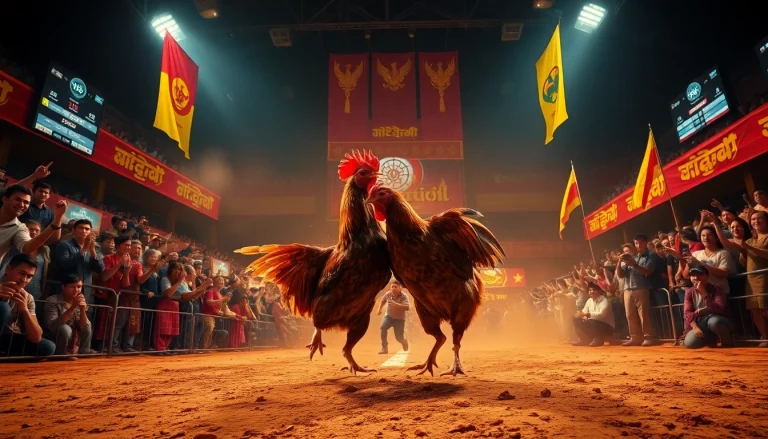 Experience the thrill of live chicken fighting at sv368win.live with vibrant crowds and intense action.