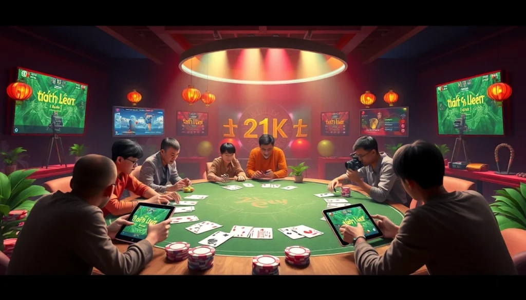 Experience the thrill of online card games at gamebaidoithuong.com.vc with vibrant graphics and interactive gameplay.