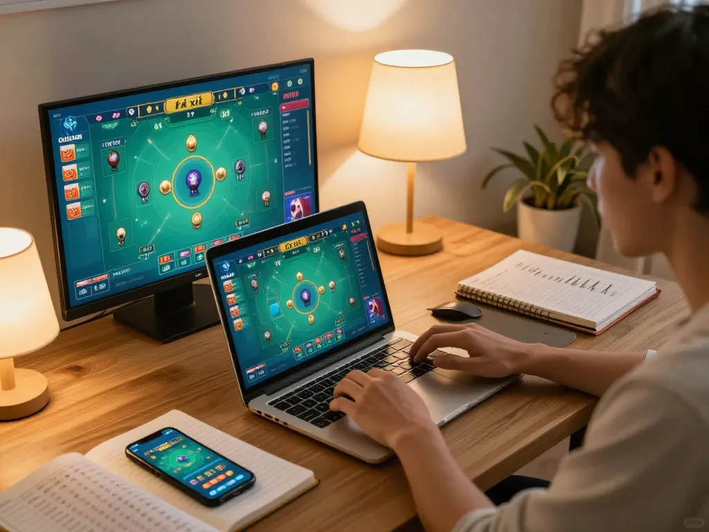Taktical decisions during a tài xỉu online session with players analyzing game strategies and betting options.