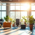 Experience the benefits of goodlite in a modern, vibrant office space.