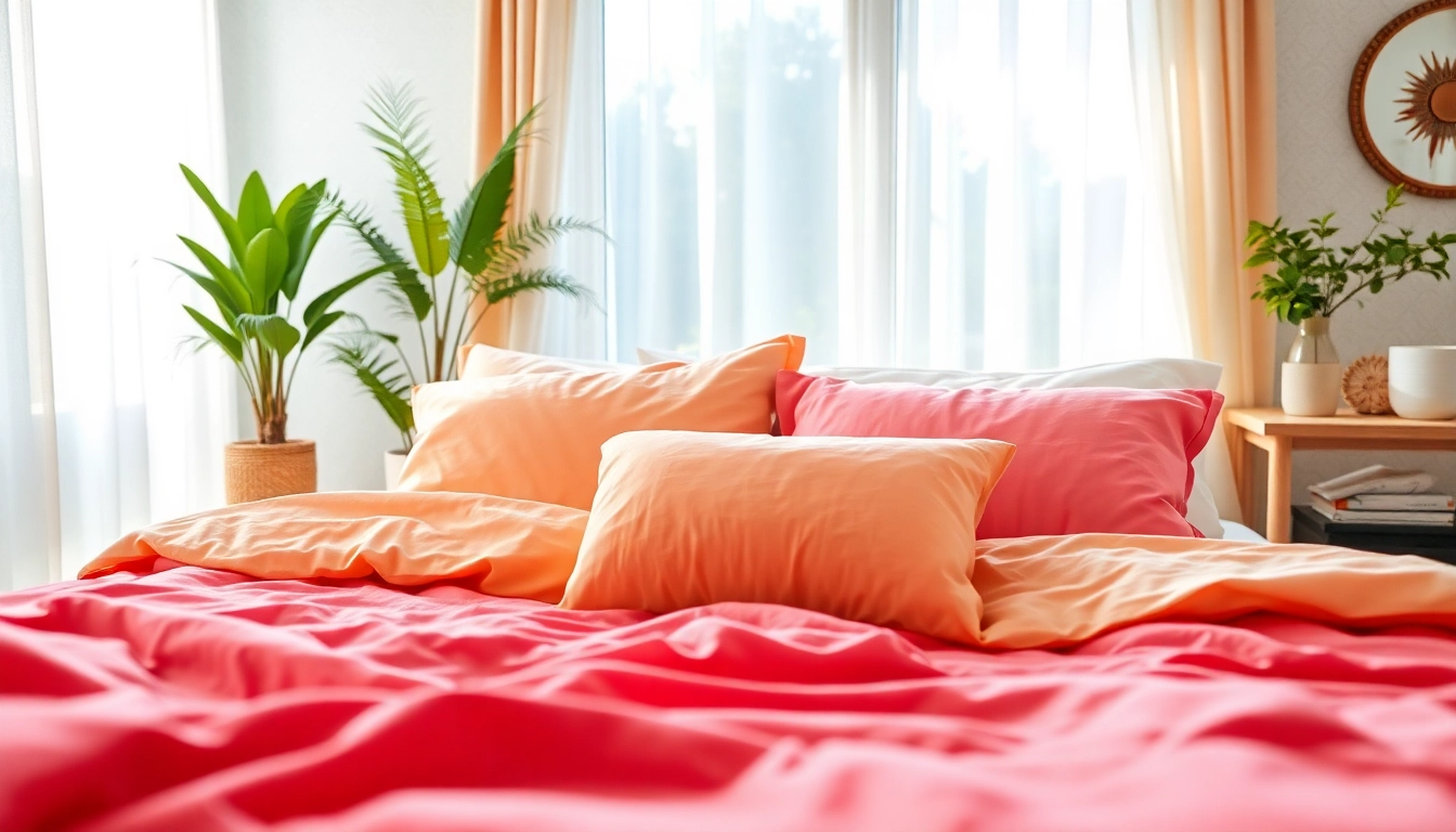 Cozy full bed with plush linens and sunlight streaming through sheer curtains.