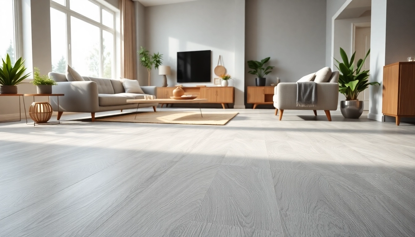 Transform your space with waterproof LVP flooring that features elegant textures and a stylish design.