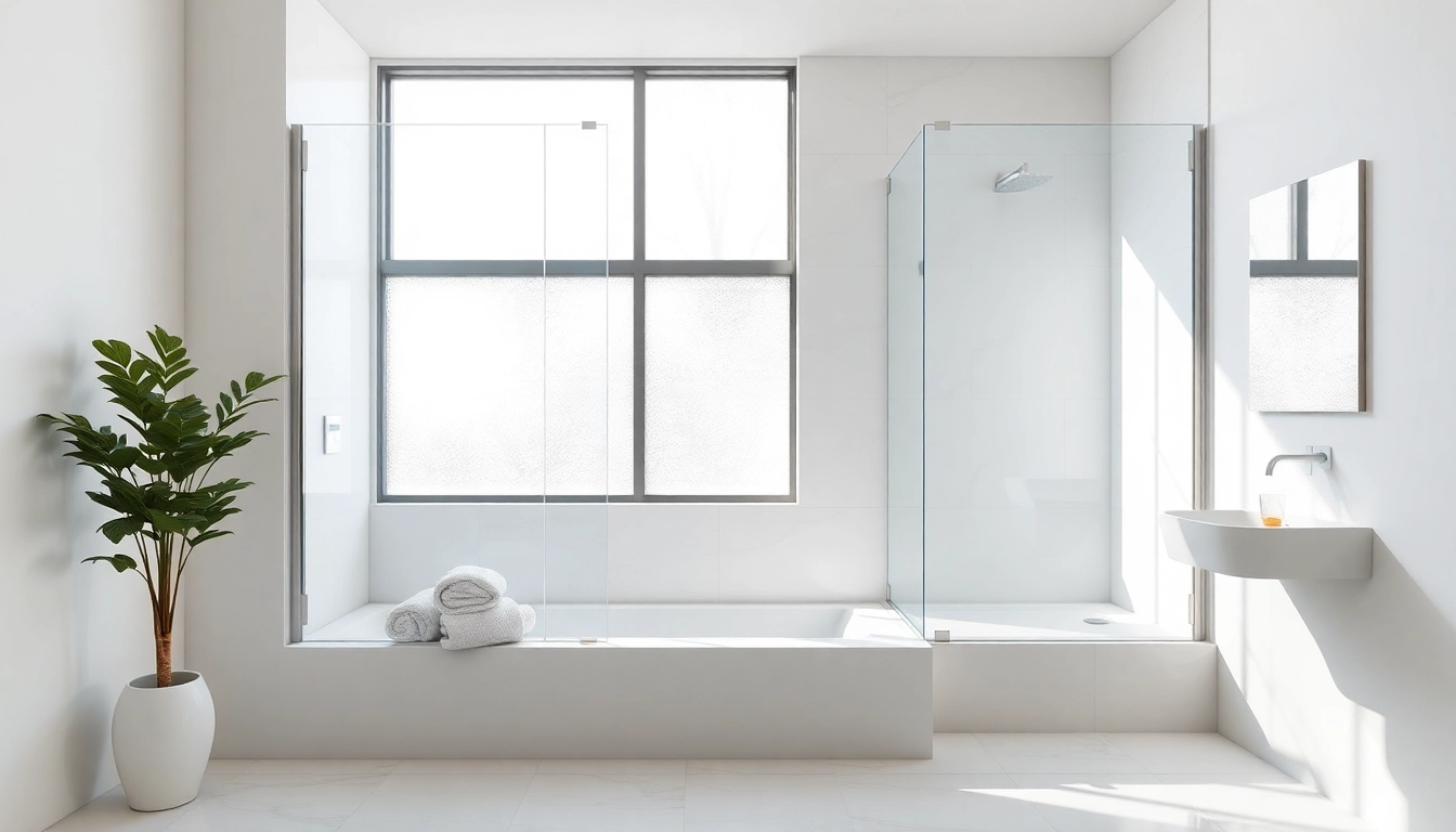 Showcasing stunning shower screens semi frameless in a modern bathroom design with elegant details.