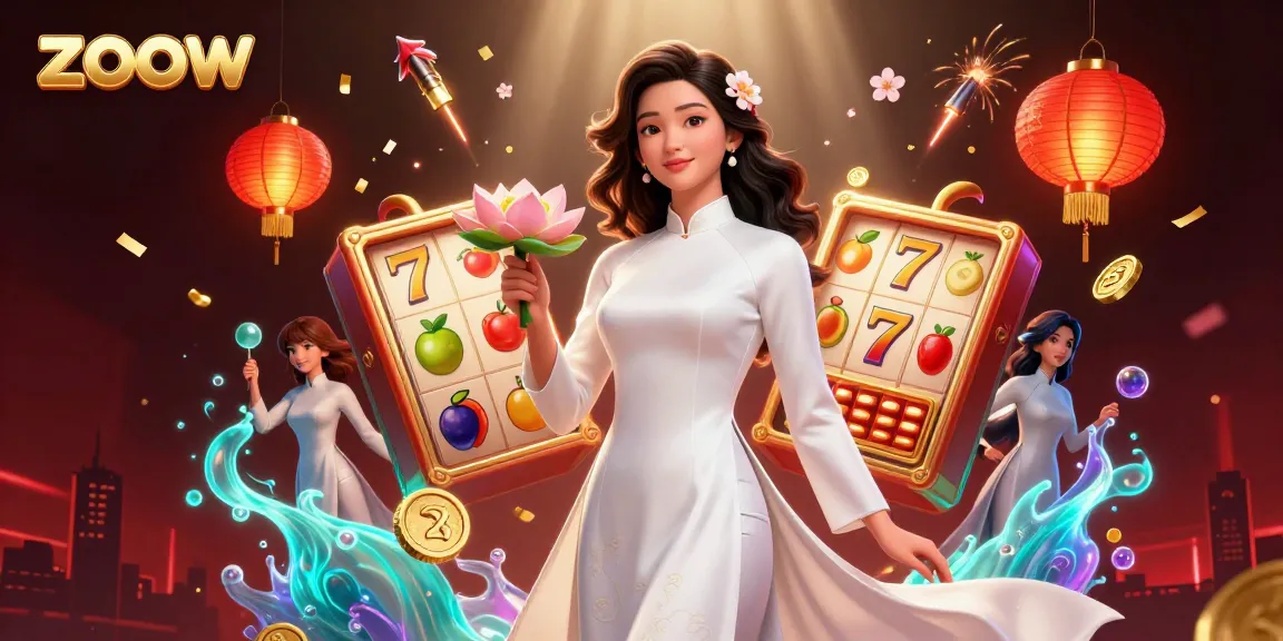 Spin and win with zoow's vibrant slot games featuring lucky symbols and festive elements.