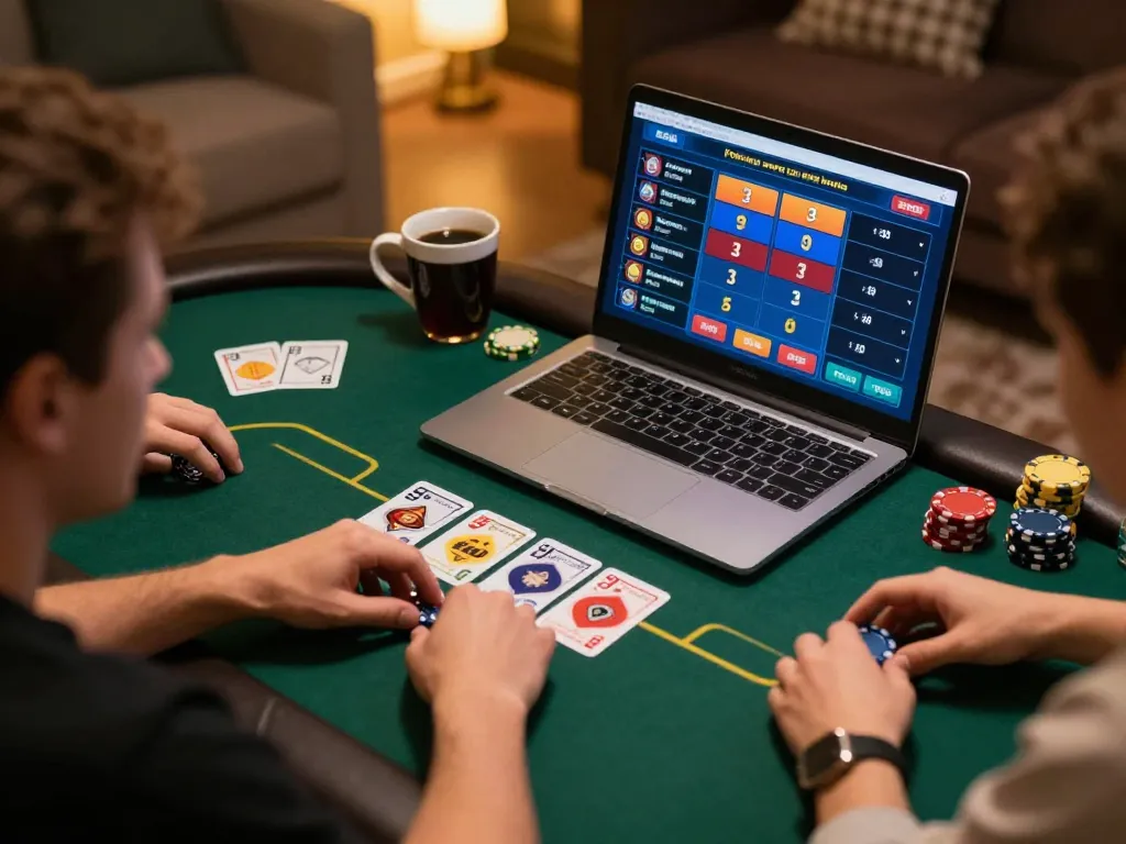 F168 player placing strategic bets during an exciting online poker game session.