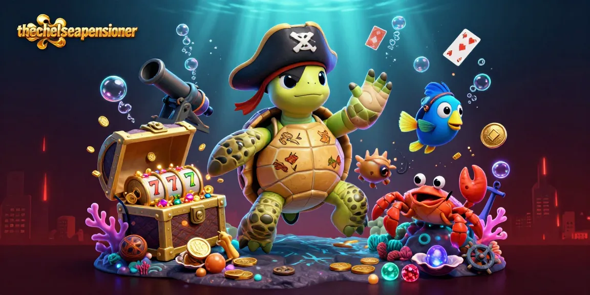 Immerse in thechelseapensioner casino adventure with vibrant 3D characters and slot reels.