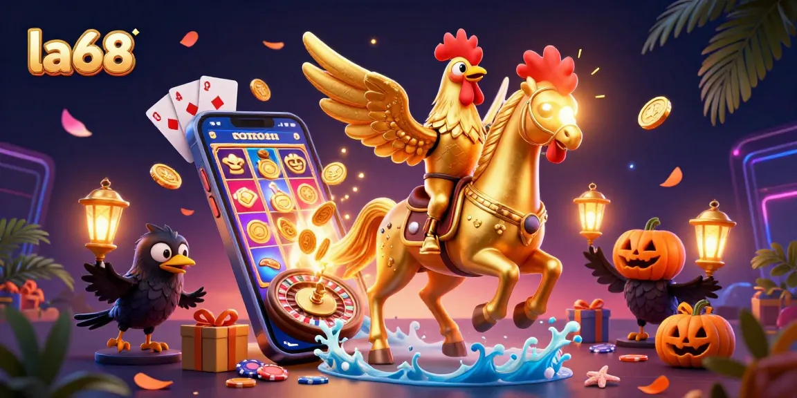 Join the fun at la68 with engaging moments in a dazzling casino scene featuring slots and excitement.