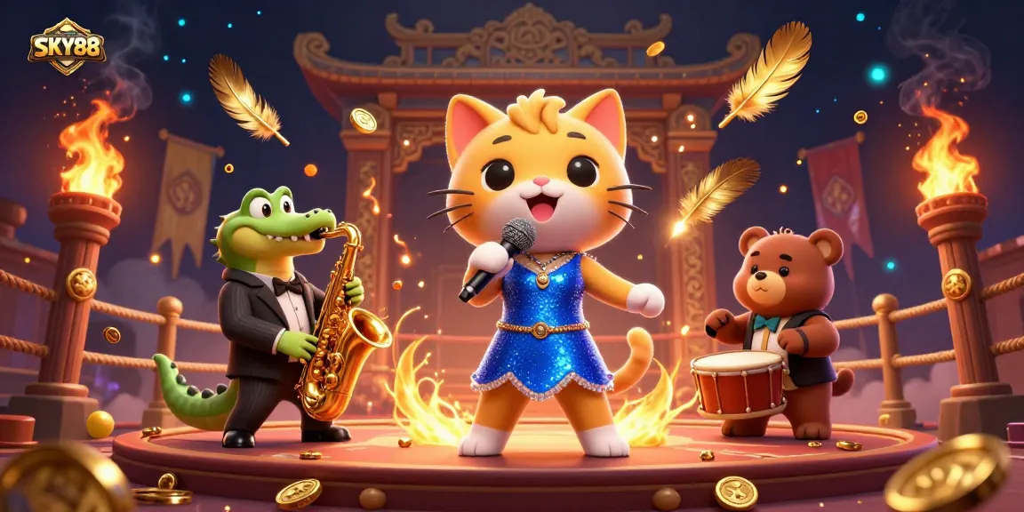 SKY88 offers thrilling gaming sessions with dynamic characters and rich casino elements in an engaging 3D illustration.