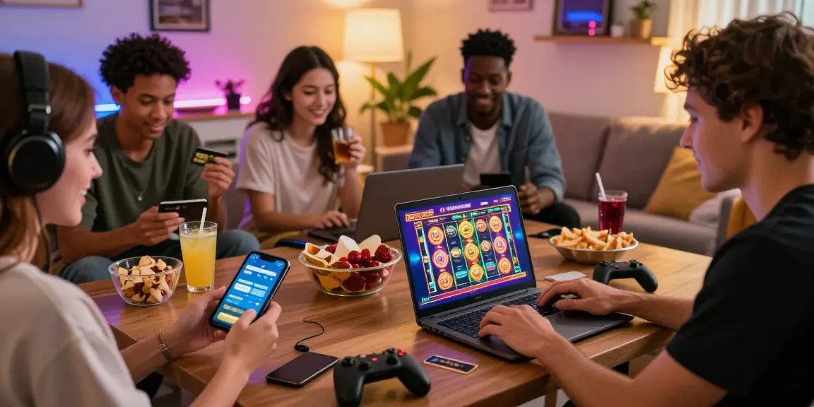 Online gaming scene showcasing players accessing scoarch.org.uk credit card casinos, highlighting engagement and excitement.