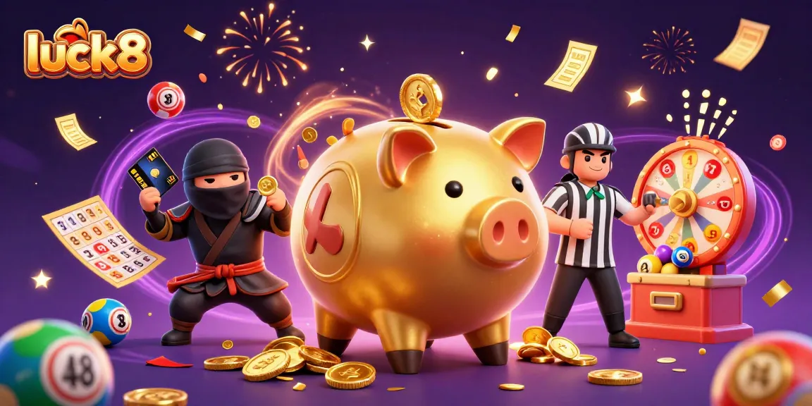 Experience thrilling wins at luck8 with a vibrant 3D casino scene showcasing exciting games and opportunities.