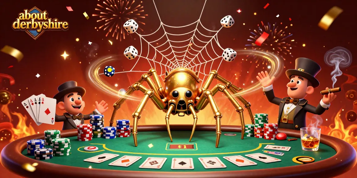 Engage with bonus buy slots action at About Derbyshire, showcasing steampunk characters amidst vibrant casino elements.