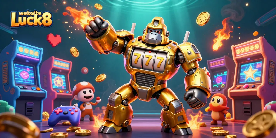 Engage with thrilling casino action on the website Luck8, featuring vibrant 3D visuals and dynamic gaming elements.