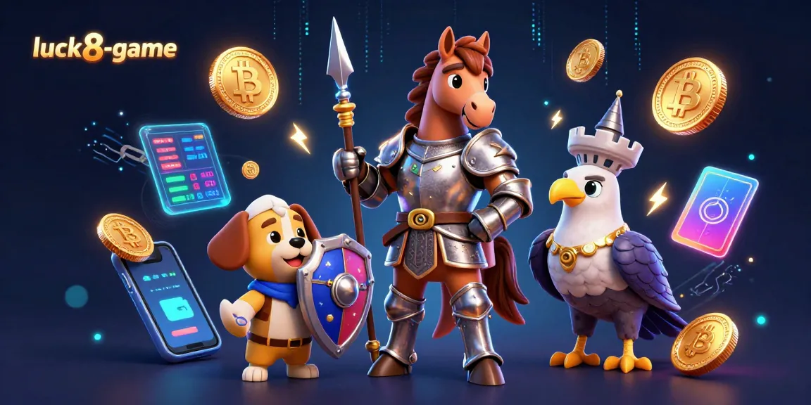 Spin the reels with luck8-game in a vibrant casino illustration featuring winning symbols!