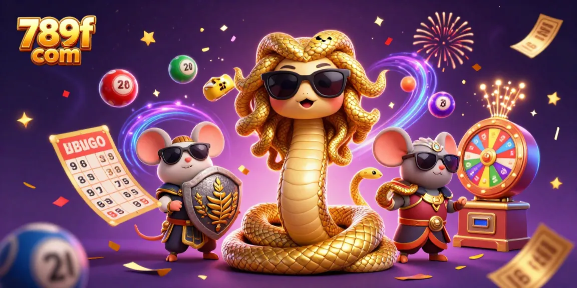 Play thrilling games on 789f com with lively characters and vibrant gambling elements.