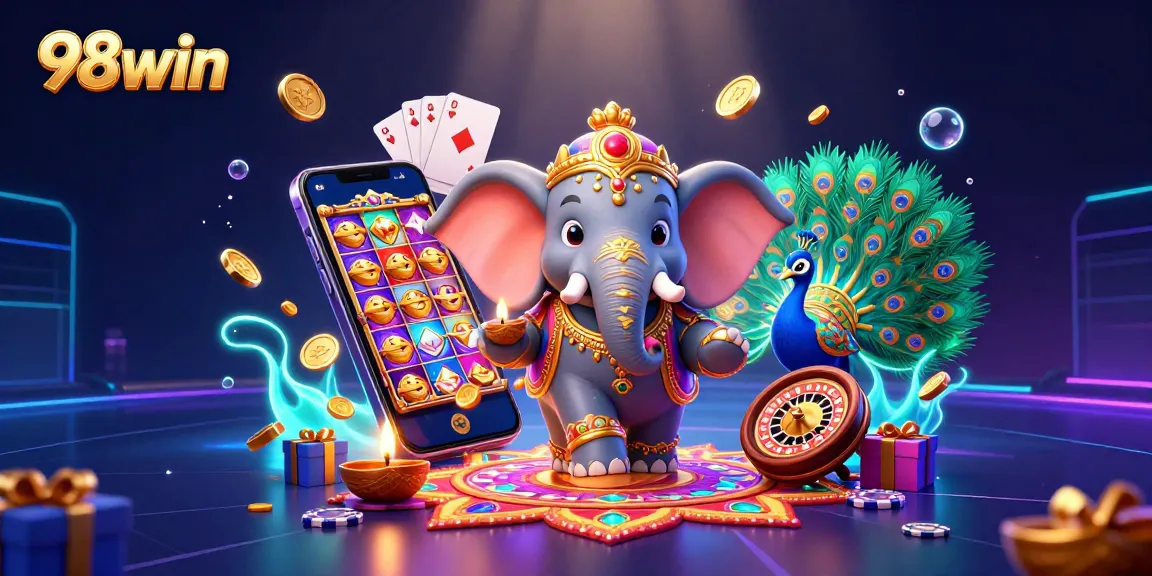 Engage with top-tier games at 98win, featuring vibrant casino themes and dynamic gaming elements.