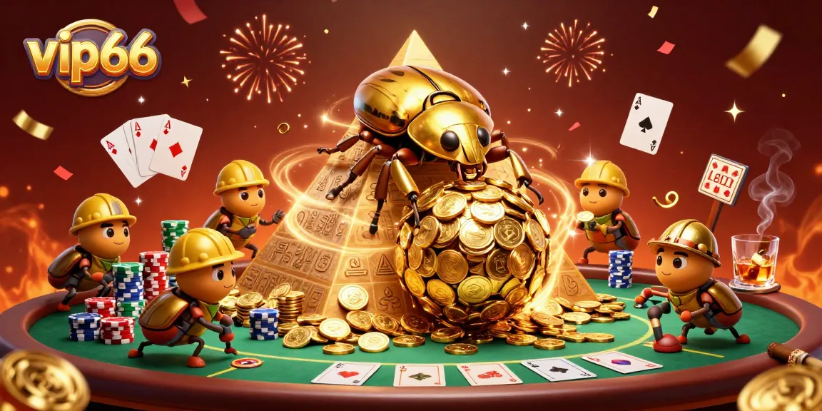 Experience thrilling gameplay at vip66 with vibrant 3D casino adventure illustrations.